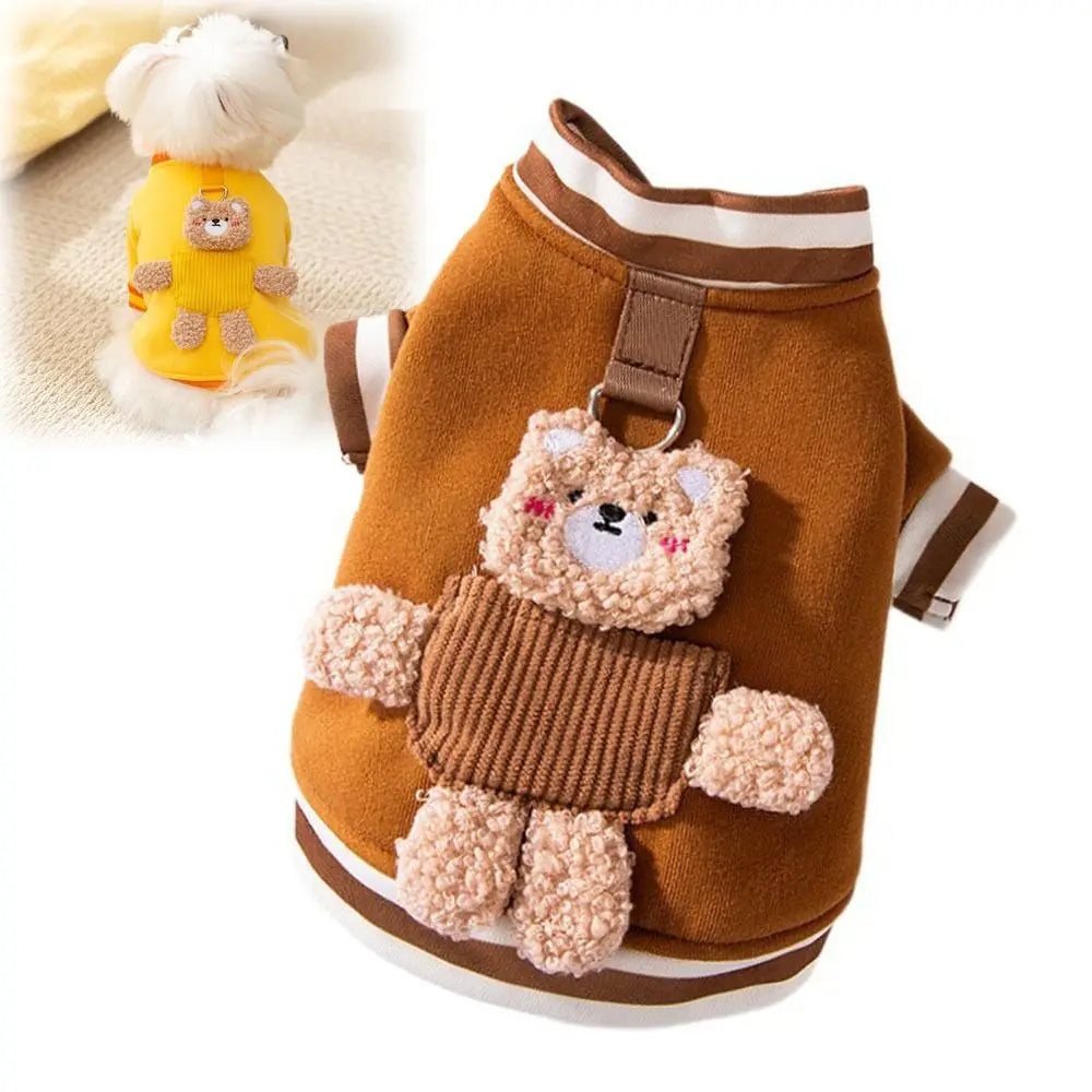 3D Fleece Dog & Cat Sweater Vest – Soft Winter Pet Clothing Pet Sweater Vest Zpaxo