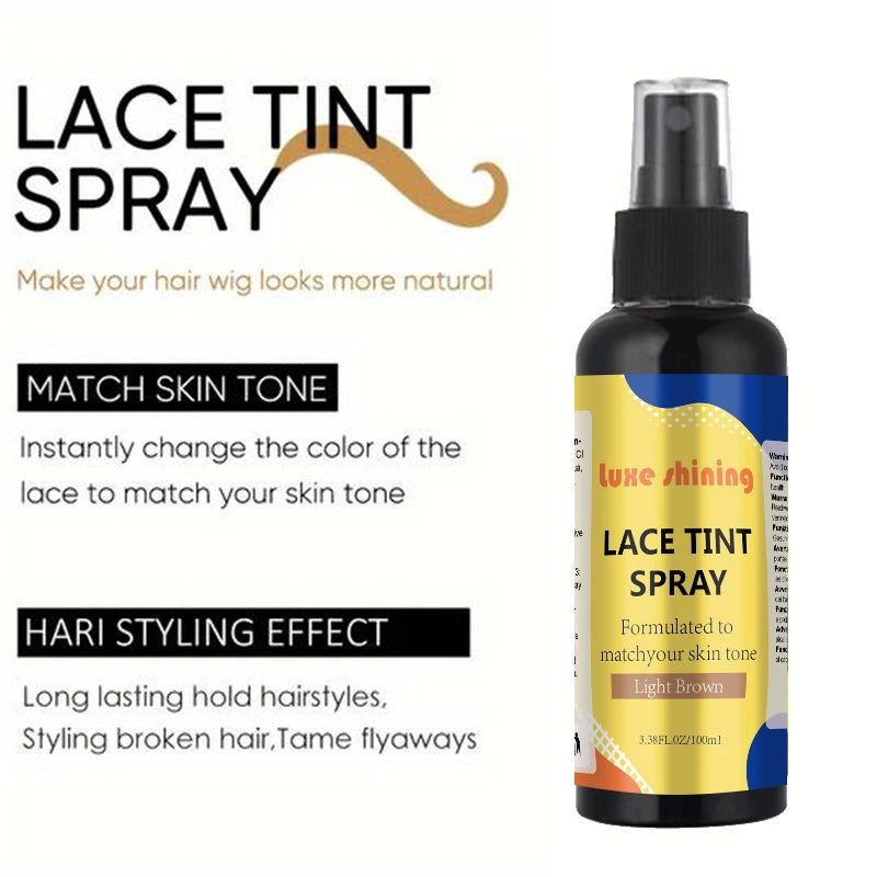 100ml Lace Melting Spray And Holding Spray,Extreme Hold Melting Spray For Lace Wigs,Glueless,Wig Melting Spray & Hair Adhesive Zpaxo