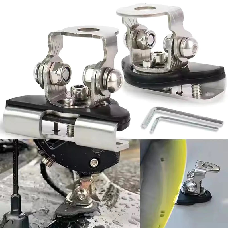 1 Car LED Light Bar Mounting Bracket Work Clamp Holder Hood Fog Lamp