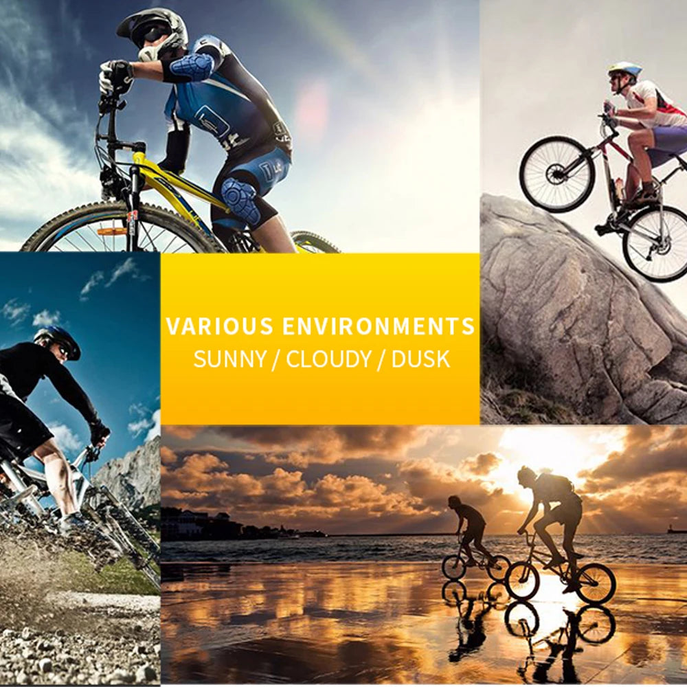 Riding Glasses Cycling Sunglasses UV400 Sports Glasses Bicycle Mountain Bike Eyewear Men's & Women’s Sunglasses Road Goggles Zpaxo