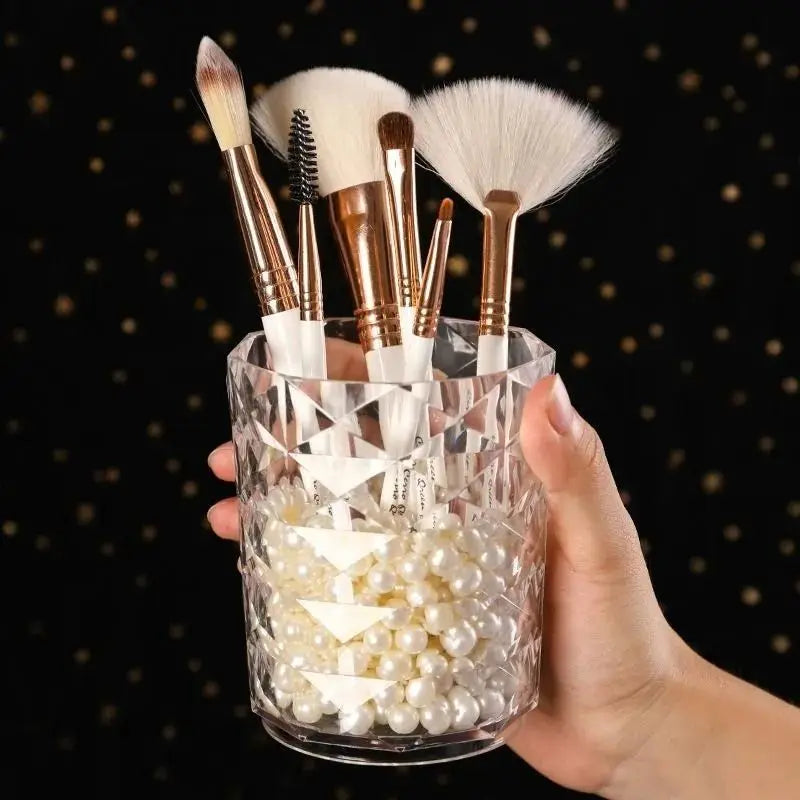 Dustproof Makeup Brush Holder – Clear Transparent Organizer Makeup Brush Holder Zpaxo