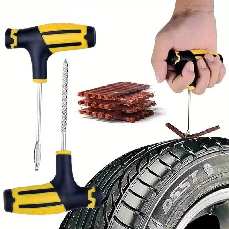Car Tire Repair Tool Tubeless Tyre Puncture Plug Studding Rubber