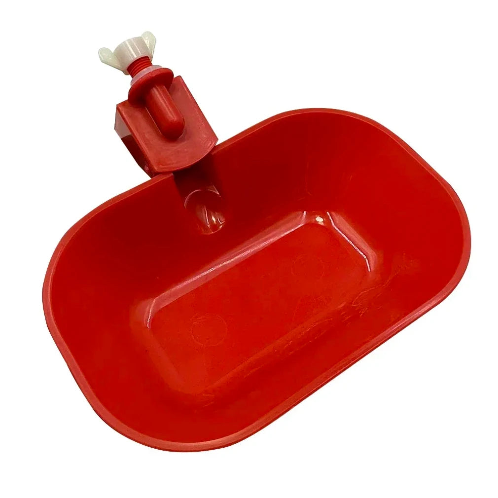 5 Pieces of Red Automatic Water Dispenser for Chickens Ducks Geese Water Bowls Poultry and Birds Poultry Feeding Products Zpaxo