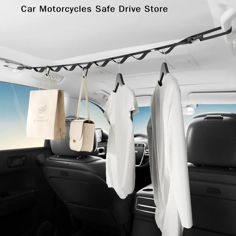 MCar Clothes Drying Rope Multi-functional Hanging Hanger Vehicle Rear