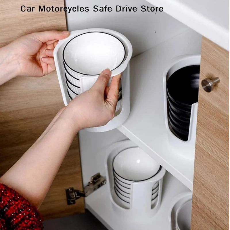 Multifunctional Bowl Storage Rack Dish Kitchen Tableware Draining