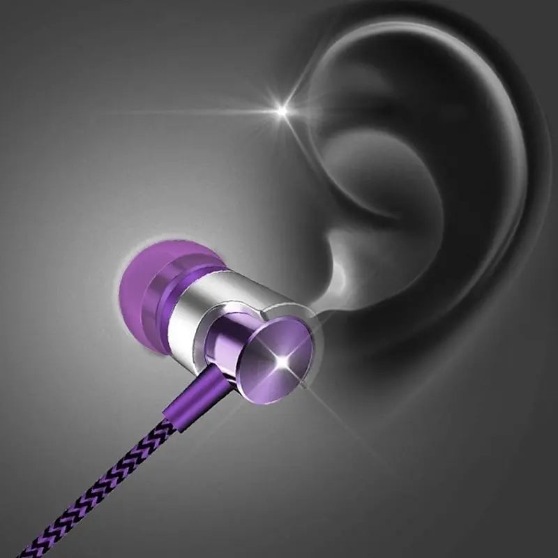 3.5mm Wired Headset Noise Canceling In-ear Earphones 9D HIFI Stereo In Ear Sports Music Headphone With HD Mic For Xiaomi Huawei Zpaxo