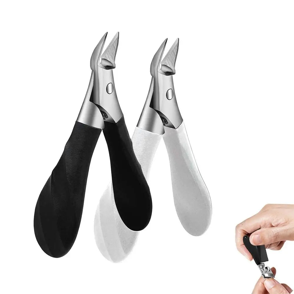 Professional Anti-Splash Slant Edge Nail Clipper Stainless Steel Eagle Beak Fingernail Clipper Trim Nails Manicure Tool Zpaxo