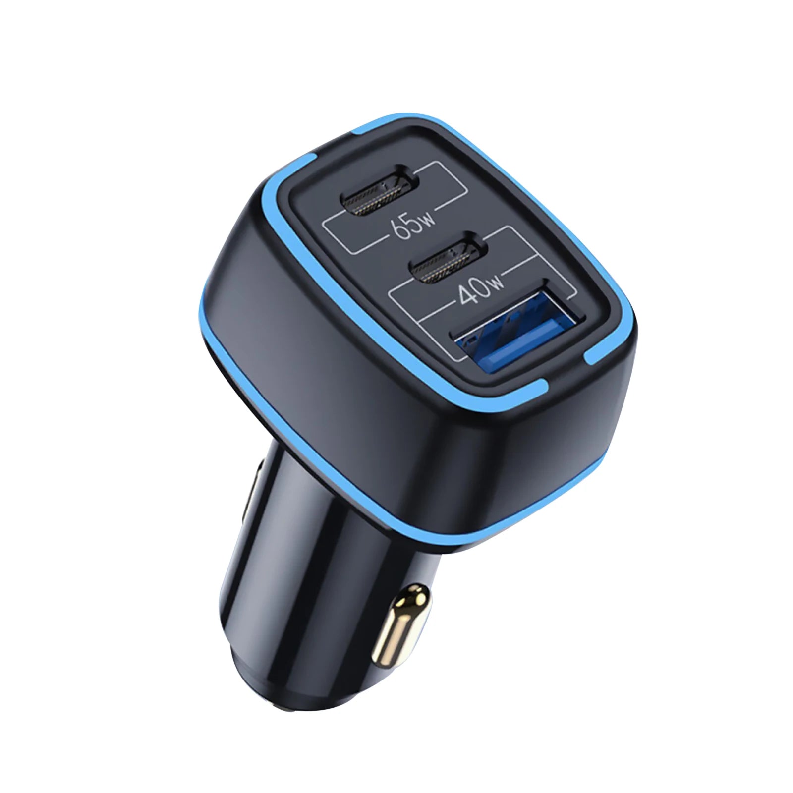 105W Car Charger Quick Charge USB C PD 65W Fast Charging Adapter