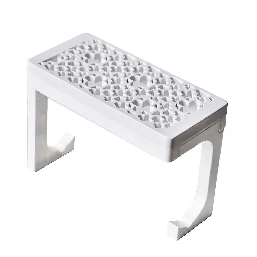 Silicone Makeup Brush Holder Drying Stand Storage Case Nail Pen Zpaxo White