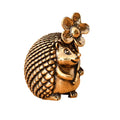 Retro Brass Ornament Small Hedgehog Figurines Copper Tea Pet Home Zpaxo StyleB