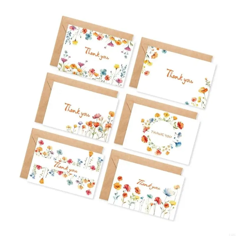 Handcrafted Floral Design Greeting Cards With Matching Envelopes Included Zpaxo