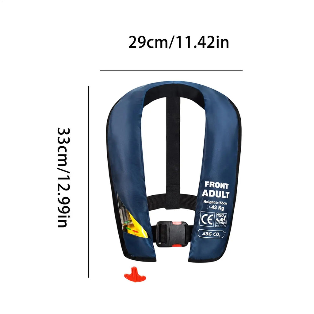 Inflatable Life Vest Self-inflating Swim Jackets Compact Snorkeling