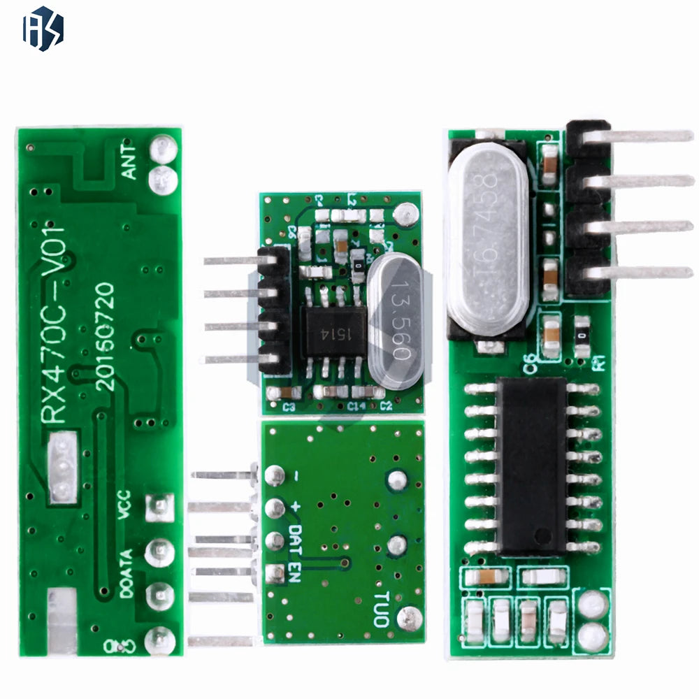 433MHz RF Superheterodyne Transceiver Module Wireless Remote Control Zpaxo