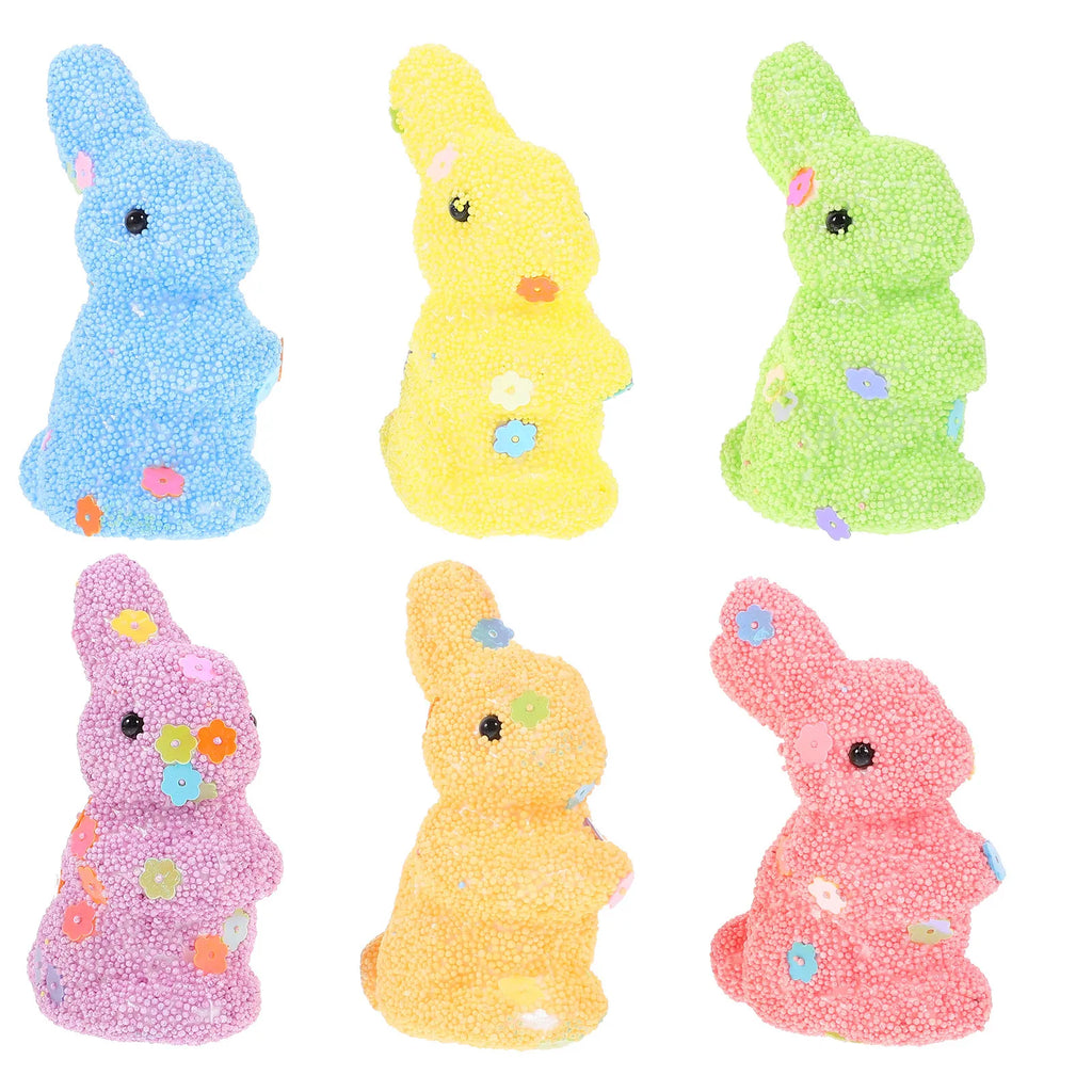 Foams Rabbit Decorations Easter Bunny Table Decoration Cute Small