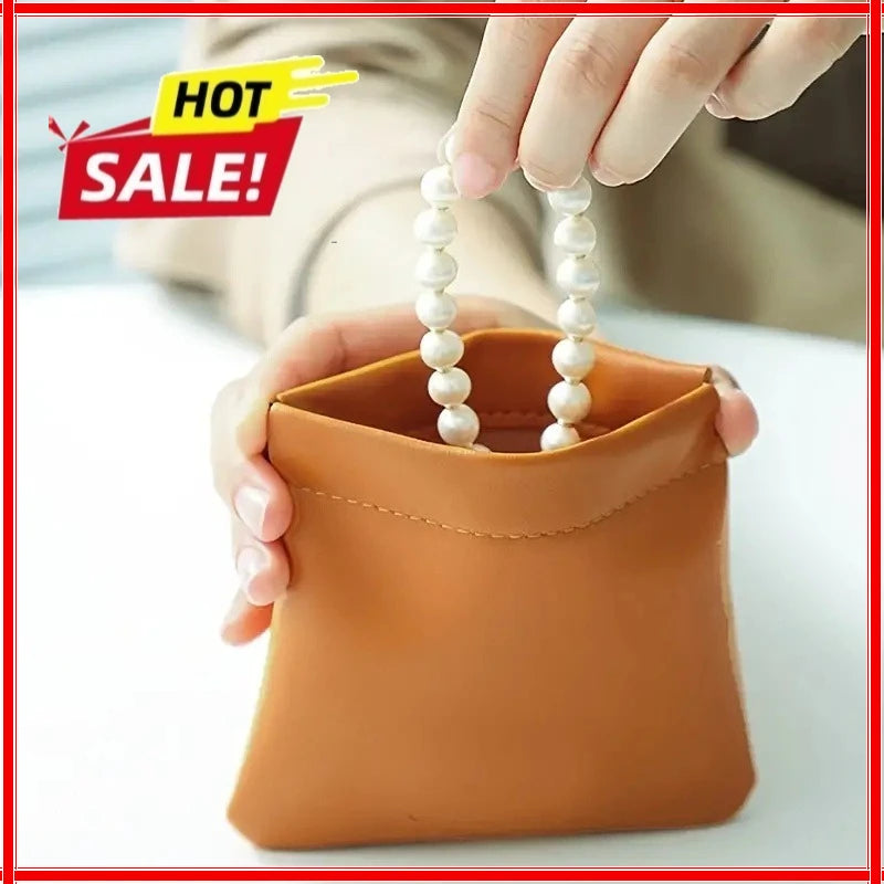 PU Leather Mini Pouch – Coin Purse & Earphone Organizer Bag Mini Leather Pouch Zpaxo