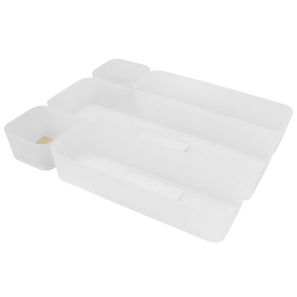 Storage Box Multipurpose Organizer White Drawer Case Stationery