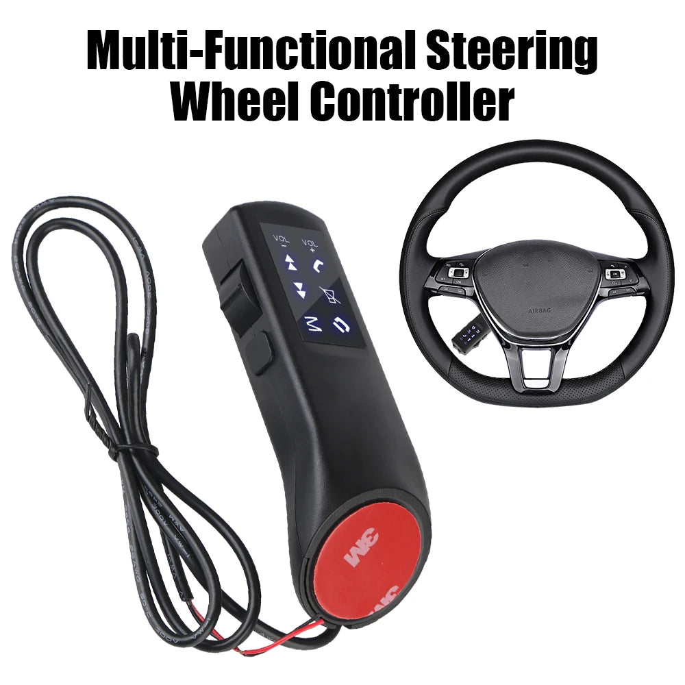 Remote Controller Car Steering Wheel Buttons 8 Keys 12V Wireless