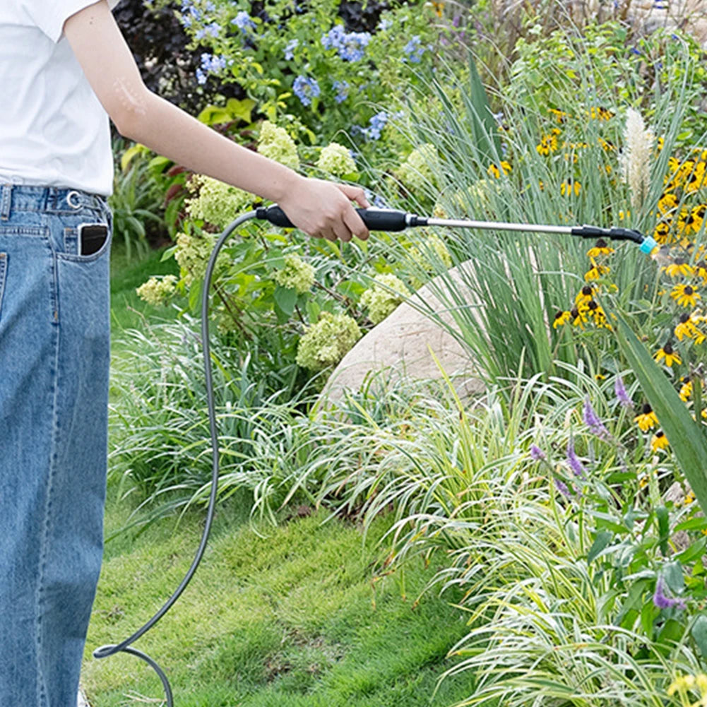Electric Sprayer USB Rechargeable Lawn Water 2 4 Mist Nozzles