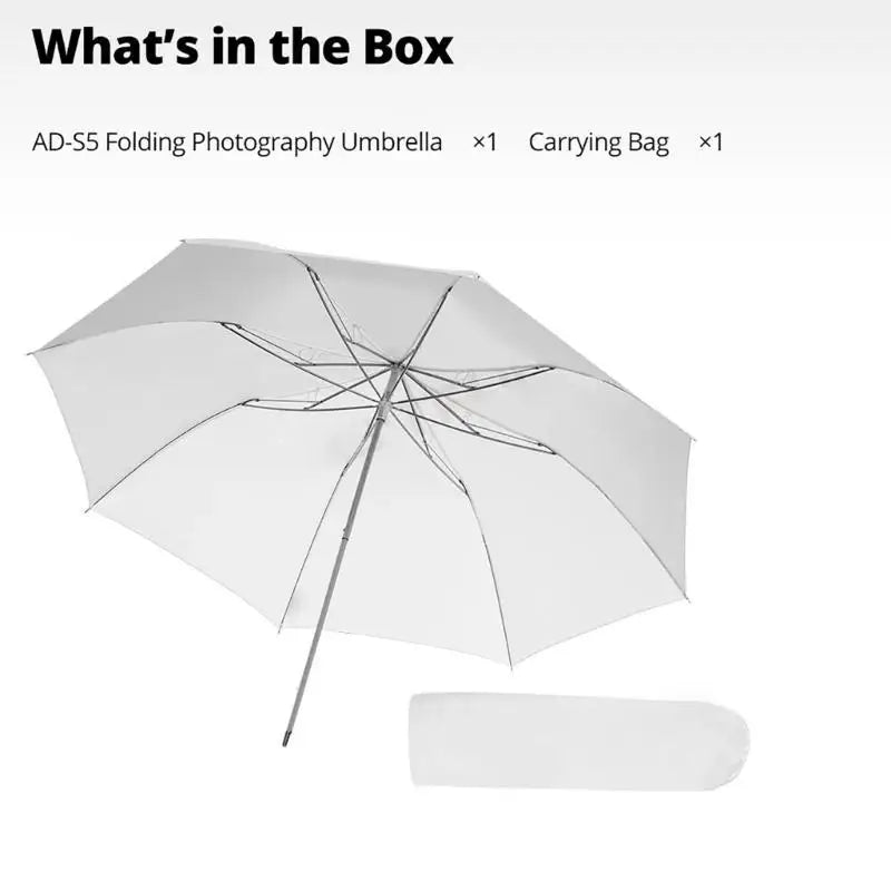 ADS5 Foldable Soft Umbrella Portable Studio Photography Flash Zpaxo