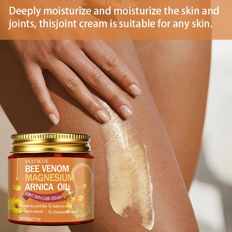 YUITIKUE Bee Venom Magnesium Arnica Joint Cream 60g Joint Skin Cream Zpaxo