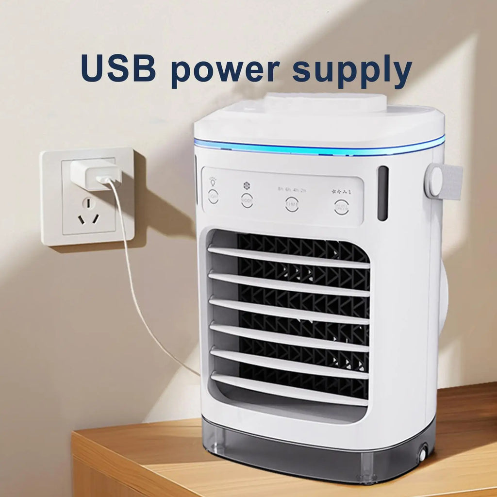 Cooler Fan Room Cool Air Personal AC Gadgets Quiet Timer Small