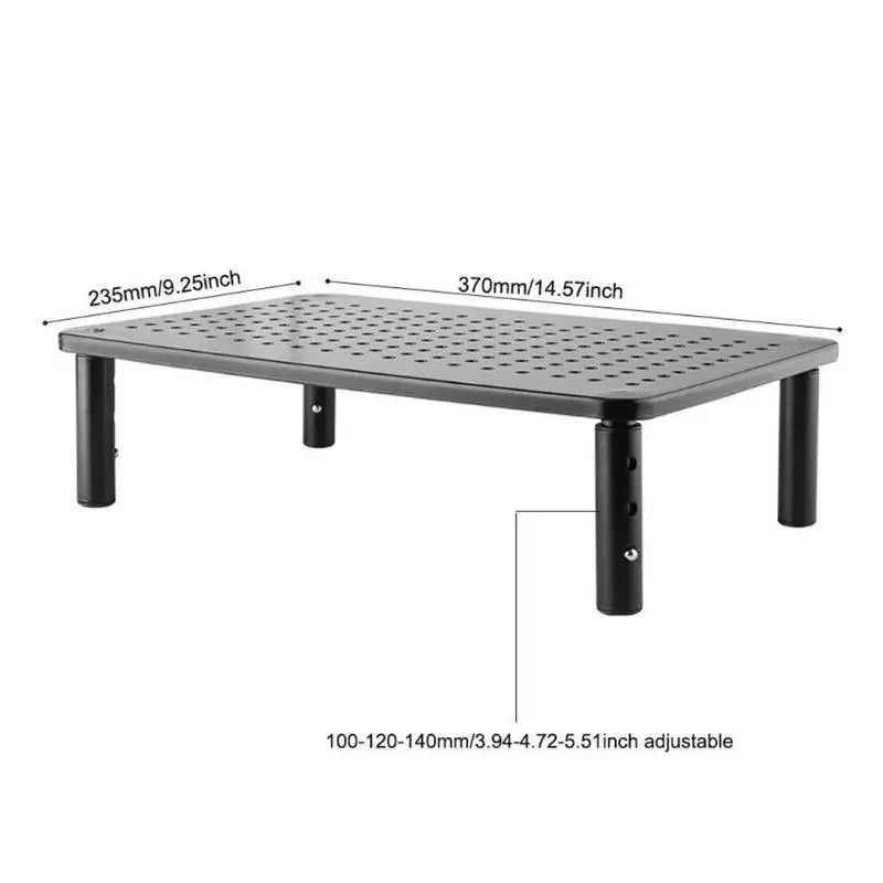 652F 14.57" Monitor Stand Riser Large Size Multiple Screen Stand for Computer Laptop Zpaxo