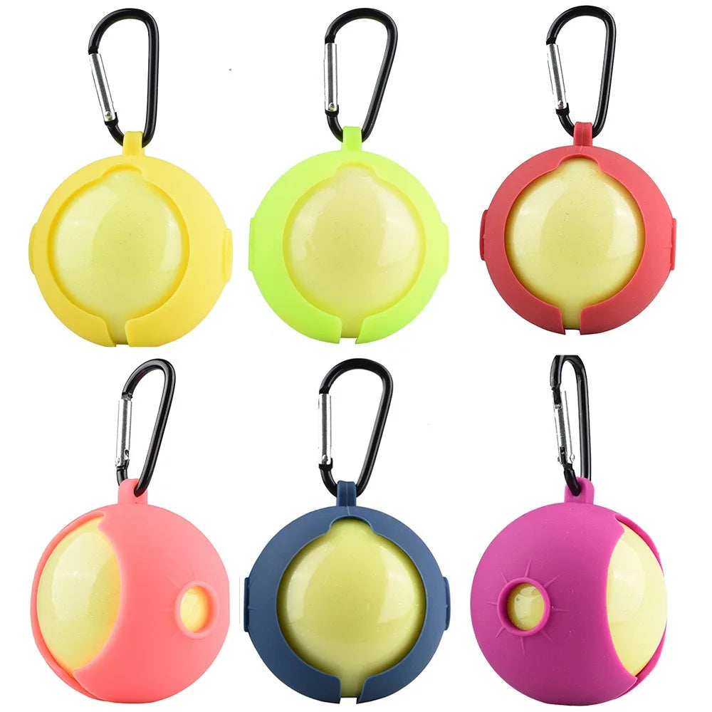Portable Golf Ball Hook Holder Protective Cover Silicone Sleeve Zpaxo