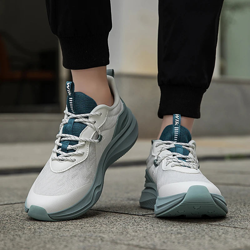 Men's Casual Sneakers Luxury Trainer Shoes Breathable Race Running