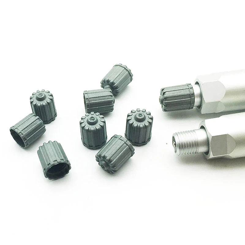 Car Tire Valve Stem Caps Nylon Tyre Air Port Dust Covers W Gasket