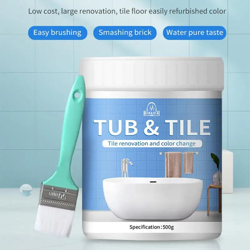Bathroom Tile Paint Water Based Quick-dry Bath Refinishing Bathtub