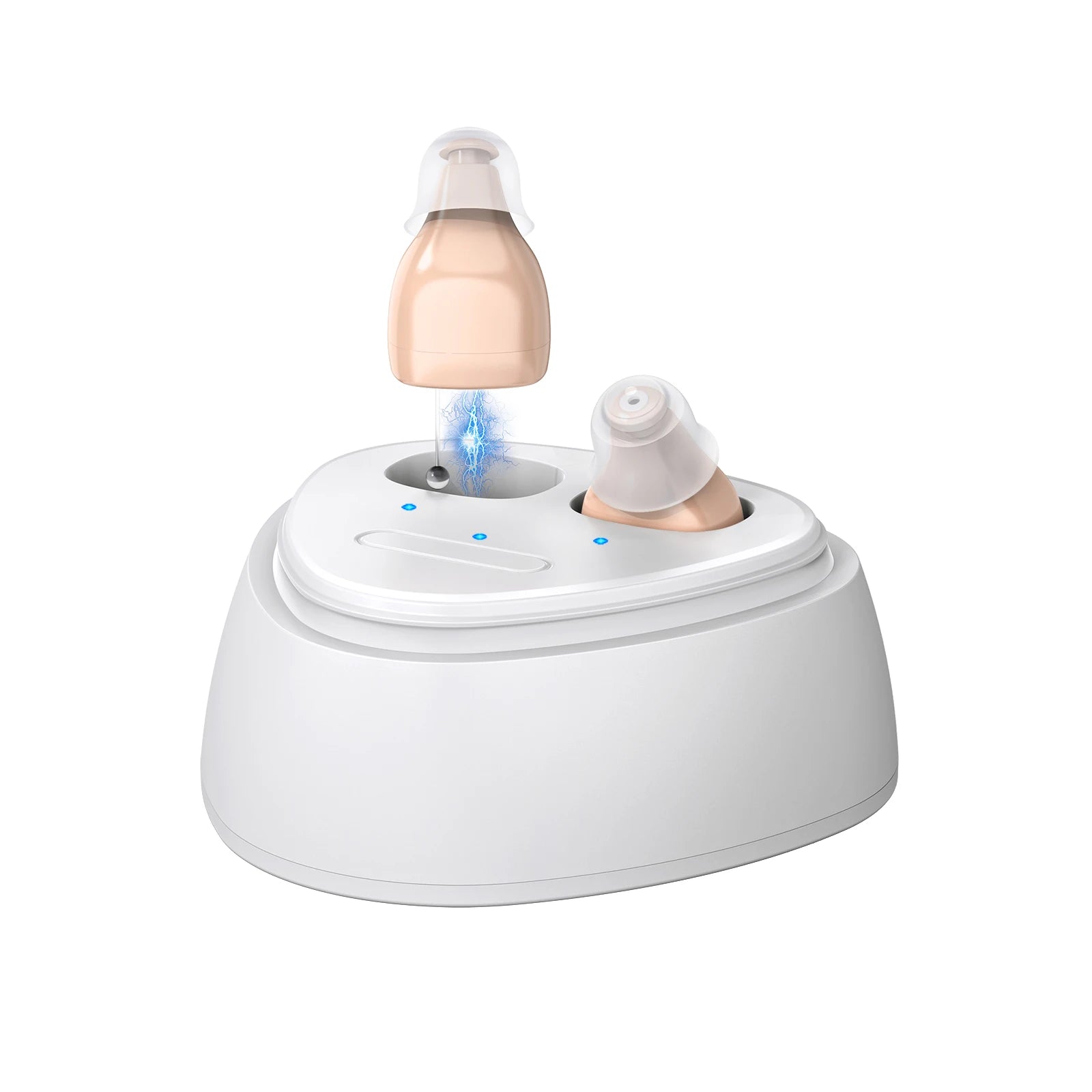 Hearing Earbuds Amplifier Equipped USB Charging Dock Adjustable