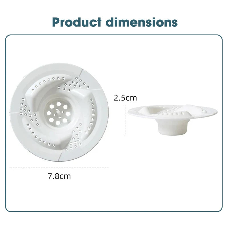 Modern Anti-clogging Drain Cover Rotating Mesh Design Filter Bug