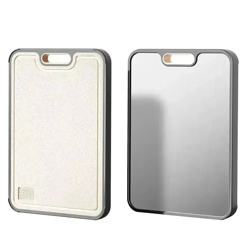 New Kitchen Cutting Board Double Sided Titanium Cutting Boards for Double Sided Food Grade Pure Titanium Wheat Straw PP Zpaxo 1pcs