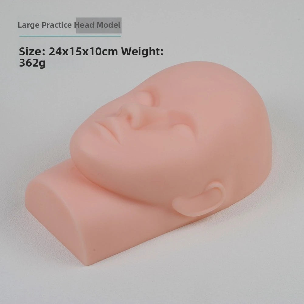 Soft Eyelash Extension Practice Model Silicone Simulation Faux Man Zpaxo