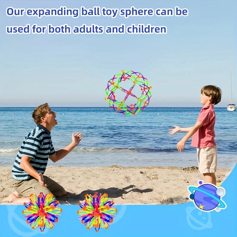 Foldable Expandable Magic Breathing Ball Toy Sensory Play Playful