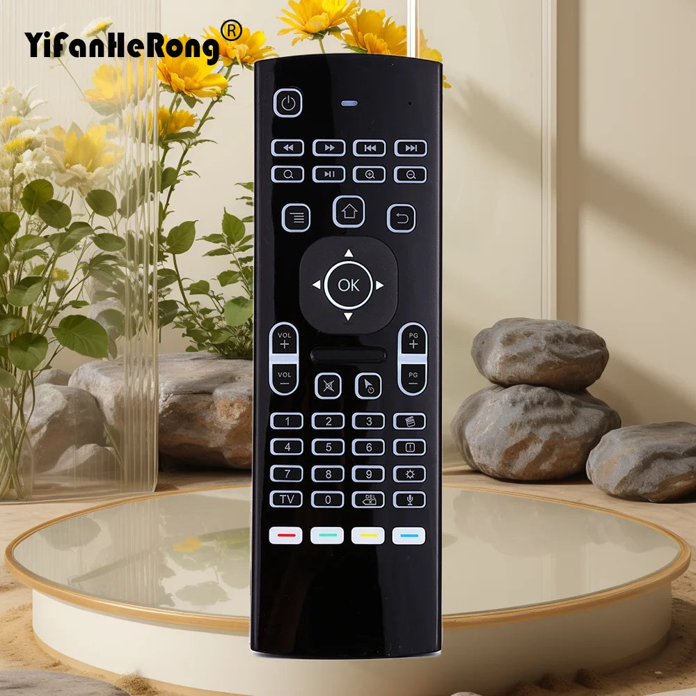MX3 Backlight Air Mouse Wireless Remote Control Mini Keyboard 2.4Ghz For Android TV Box Motion Sensing PC Gamer Controller Zpaxo