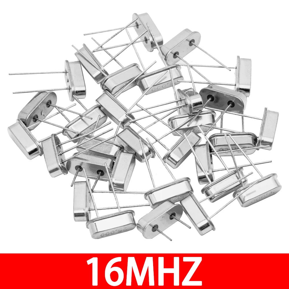 10 HC-49S Through Hole Quartz Crystal Resonator 32 768KHz 4MHz 25MHz Zpaxo 10PCS 16MHZ