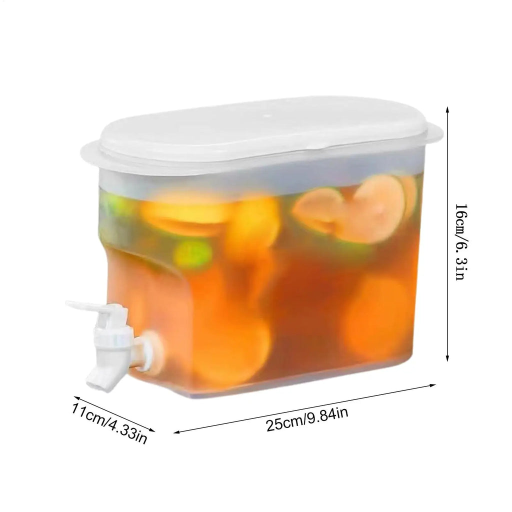 2.8L Cold Water Pitcher with Faucet – Fridge Drink Dispenser Beverage Pitcher Zpaxo