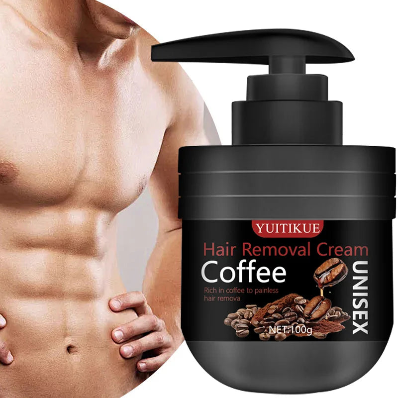 YUITIKUE Men's Hair Removal Cream – Painless & Nourishing 100g Hair Removal Cream Zpaxo