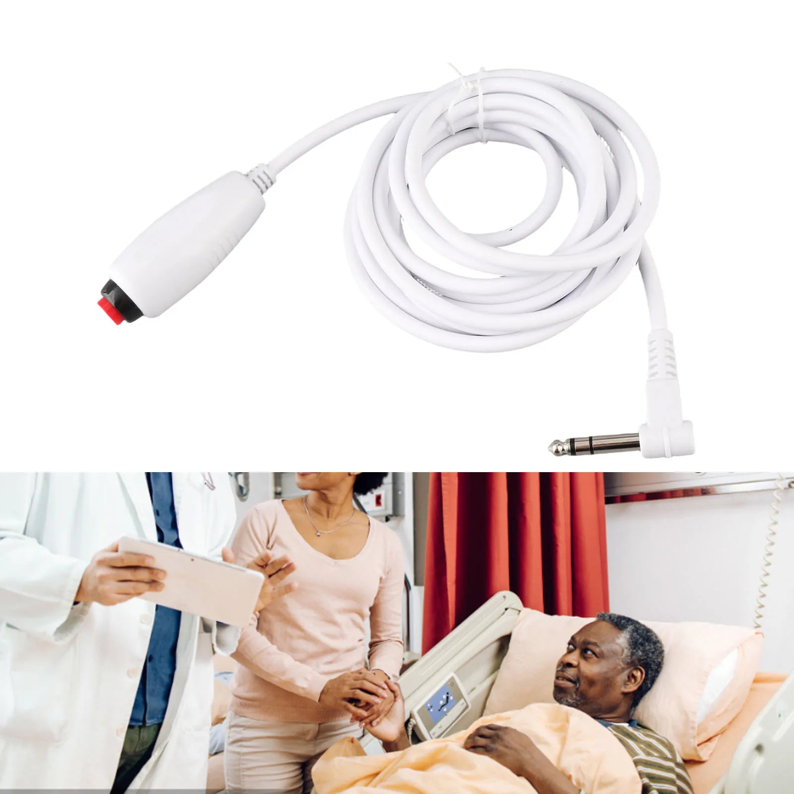 Button Line Push Cord Interface Replacement Nurse Call Clip Station 9