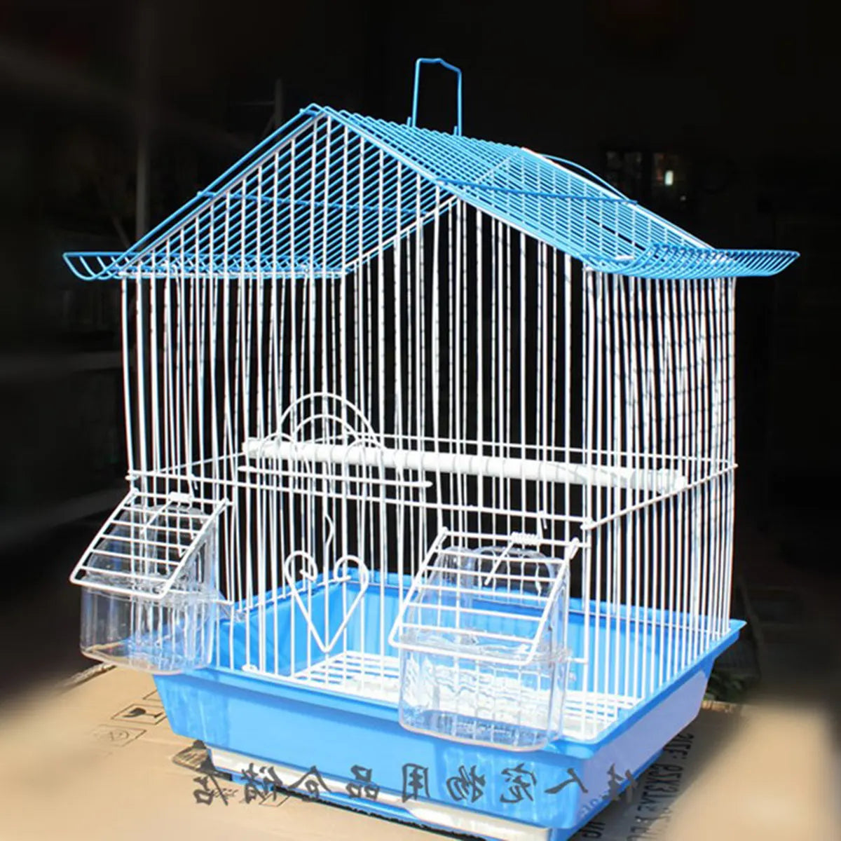 Acrylic Pet Bird Feeder Transparent Food Water Container Dispenser