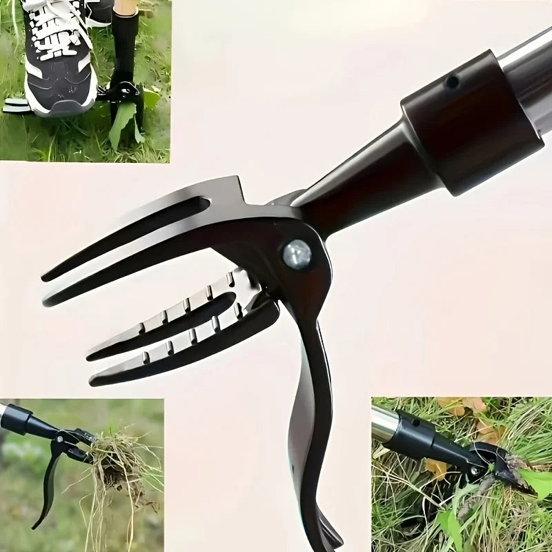4-Claw Weed Tool Head Professional Root Extractor Tough Garden Weeds
