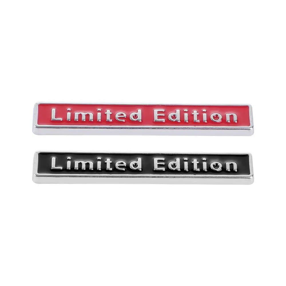 Emblem Badge Limited Edition Logo Square Bar 3D Car Sticker Zpaxo