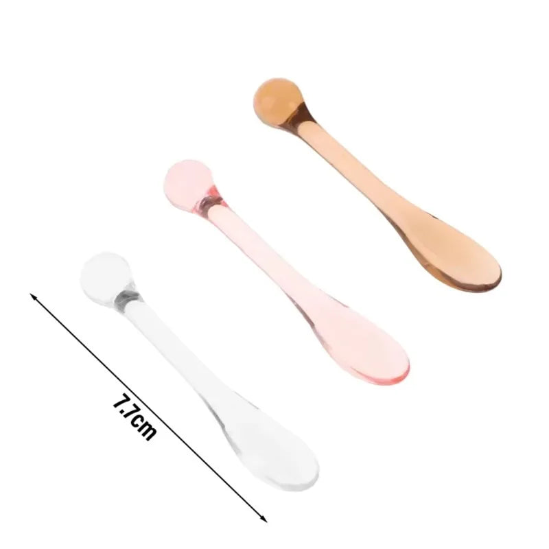 1 Acrylic Cosmetic Spatulas Scoop Face Cream Mask Spoon Eye Massage Zpaxo 3Pc Mix A