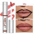 1 pc Peel Off Rose Red Lip gloss Lip Outline Contour Tattoo Lip Stain Waterproof Transfer Resistant Tear Off Peel Off Lipstick Zpaxo 09