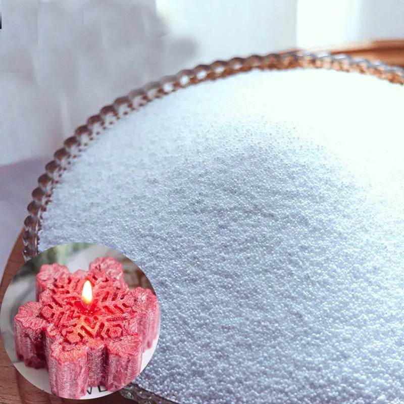 100/200g Sand Wax Ice Flower Wax Wholesale DIY Scented Candle Making Supplies Snowflake Wax Pearl Wax Sand Painting Materials Zpaxo