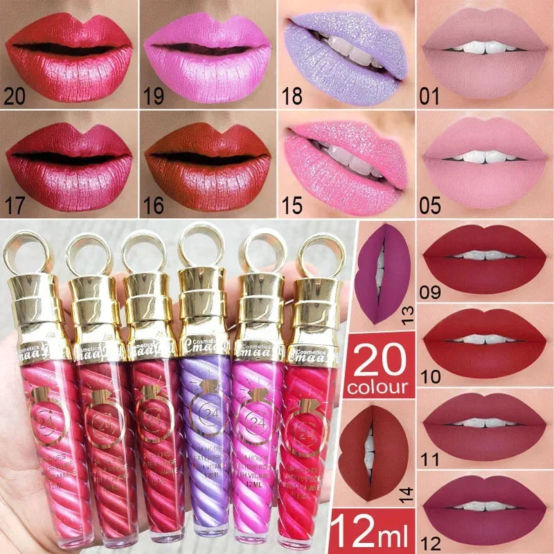 Make Up Lips Matte Liquid Lipstick Waterproof Long Lasting Sexy Zpaxo