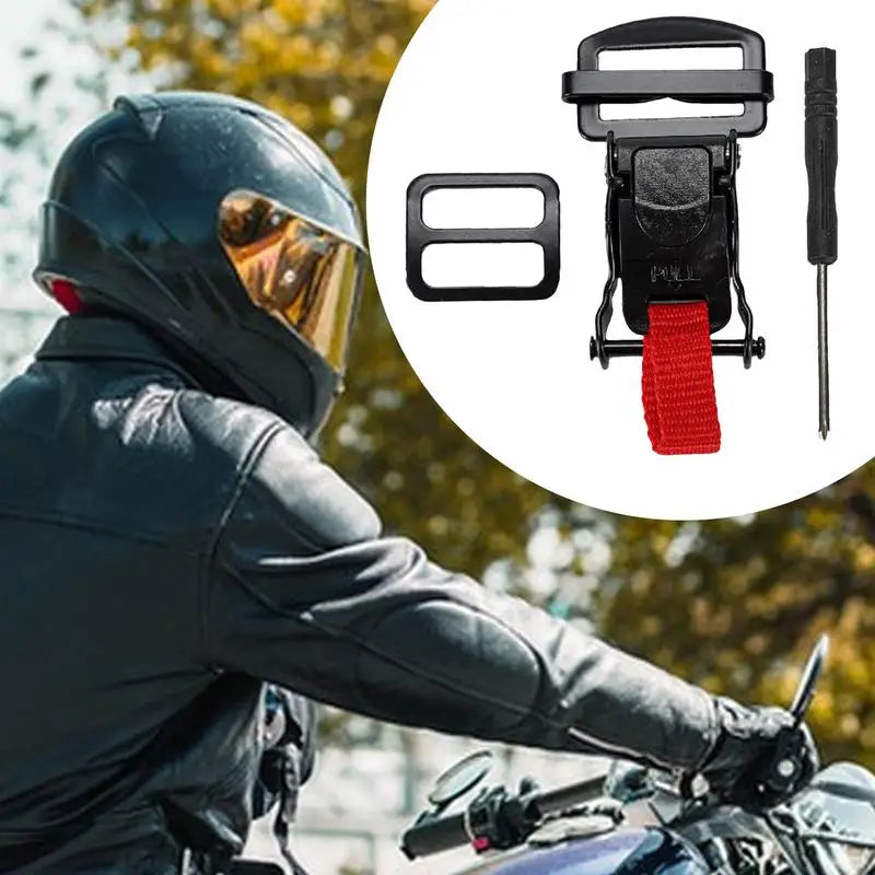 Motorcycle Helmet Buckle Plastic Aluminum Alloy Quick Release Rally