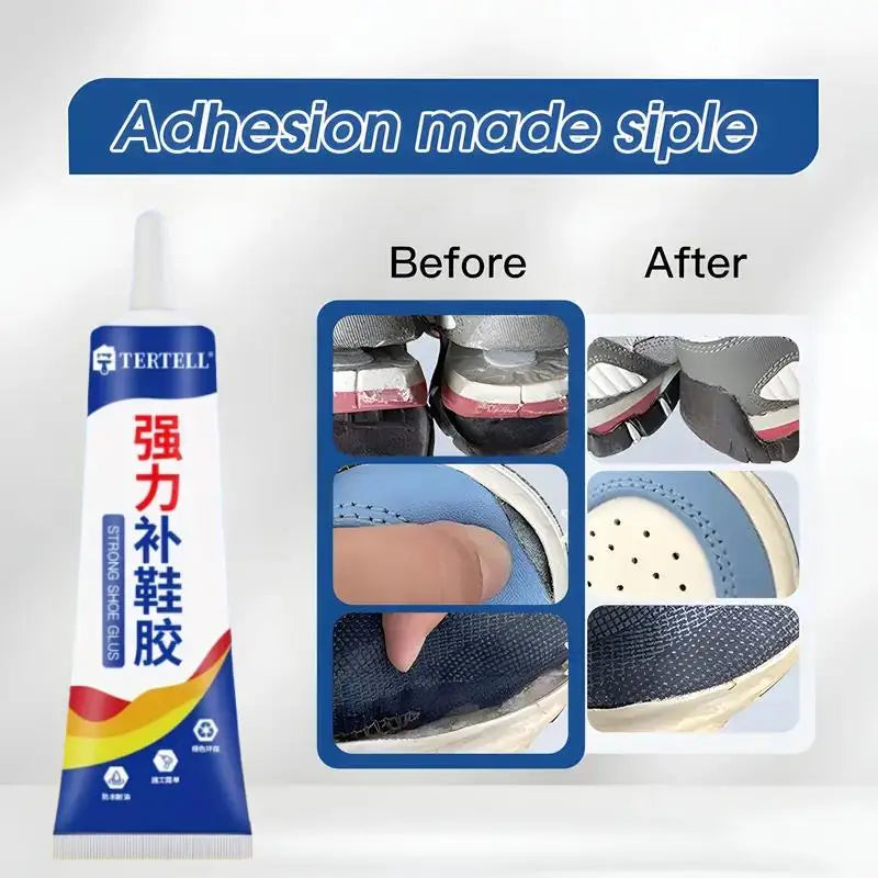 Professional Shoe Repair Glue (60ml) | Strong elastic adhesive for sports shoes, synthetic leather and accessories. Zpaxo