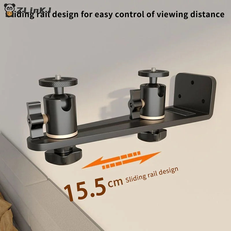 ▶Portable Projector Bracket 360° Rotatable Wall Mount Beamer Holder Universal 1/4 Screw For XGIMI JMGO Dangbei Projector Stand Zpaxo